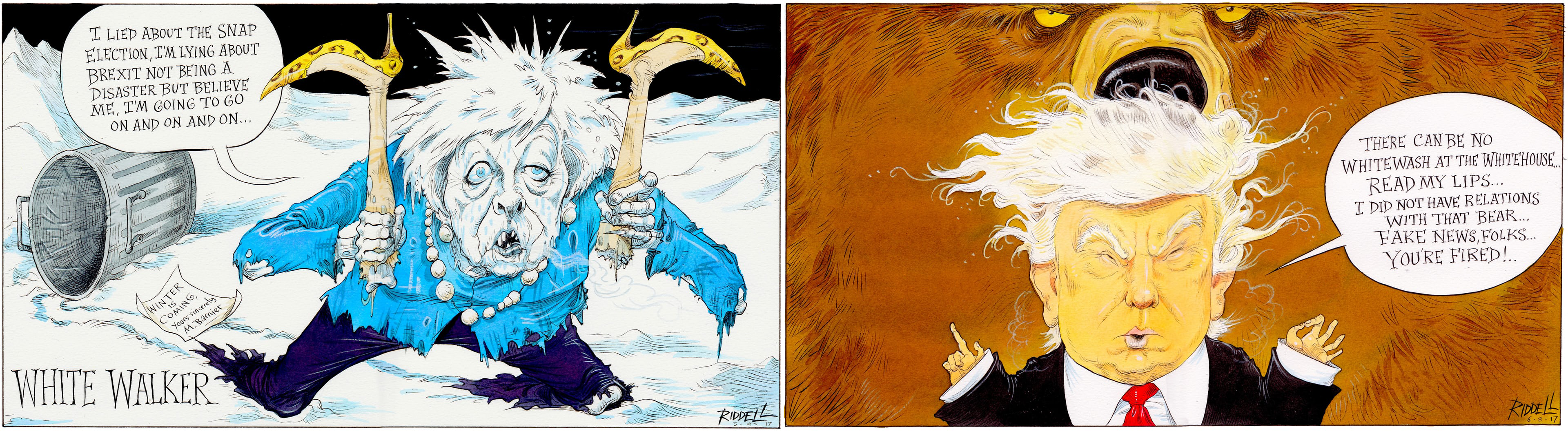 Illustrator Chris Riddell on depicting Brexit, Trump and his award ...